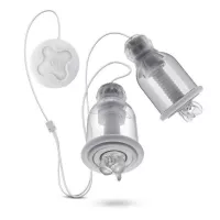 Прозрачные вибронасадки на соски со сменными колпачками Titillator прозрачный 