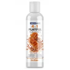Массажный гель 4-в-1 Salted Caramel Delight с ароматом солёной карамели - 29,5 мл  