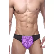 Черно-фиолетовые слипы черный с фиолетовым L-XL Черно-фиолетовые слипы черный с фиолетовым L-XL