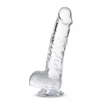 Прозрачный фаллоимитатор 6 Inch Crystalline Dildo - 15,2 см прозрачный 