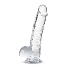 Прозрачный фаллоимитатор 6 Inch Crystalline Dildo - 15,2 см прозрачный 
