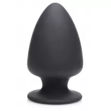 Черная мягкая анальная пробка Squeezable Small Anal Plug - 9 см черный 
