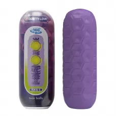 Фиолетовый мастурбатор Venus-X Twin balls фиолетовый 