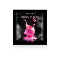 Саше съедобной оральной смазки OraLove с ароматом бабл-гам - 3 гр  