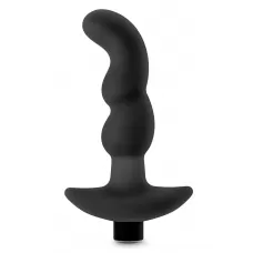 Черный вибромассажер простаты Prostate Massager 03 - 15,2 см черный 