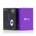 Фиолетовая анальная вибропробка с 3 источниками вибрации TRIO REMOTE CONTROL PLUG  PURPLE - 13,5 см фиолетовый 
