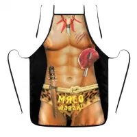 Сувенирный фартук  Мясо давай разноцветный 