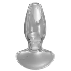 Прозрачный анальный плаг с туннелем Large Anal Gaper прозрачный 