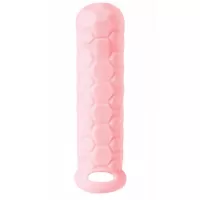 Розовый фаллоудлинитель Homme Long - 15,5 см розовый 