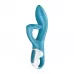 Бирюзовый вибратор-кролик Embrace Me - 21,2 см бирюзовый 