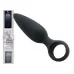 Чёрная анальная пробка Butt Plug - 10,8 см черный 