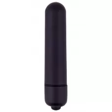 Черная вибропуля Please Do Me Love Bullet - 8,1 см черный 