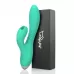 Зеленый вибратор-кролик Jade Rabbit Vibrator - 21,8 см зеленый 