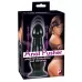 Вибровтулка с пультом Anal Pusher - 16 см черный 