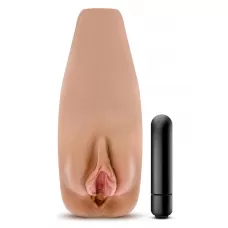 Маструбатор-вагина с вибрацией Soft   Wet Renata Realistic Tan Masturbator карамель (темно-бежевый 