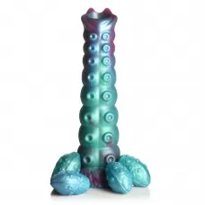 Фантазийный фаллоимитатор Galactic Breeder Ovipositor Silicone Dildo - 22 см разноцветный 