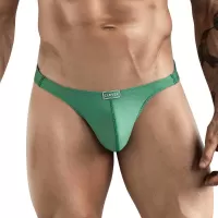 Зеленые мужские трусы-тонги Clever Cactus Thong зеленый M