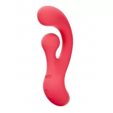 Ротационный вибратор-кролик Sway - 17,5 см коралловый 