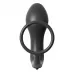 Анальная пробка с вибрацией с эрекционным кольцом Ass-Gasm Cockring Vibrating Plug черный 