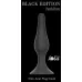 Чёрная малая анальная пробка Slim Anal Plug Small - 10,5 см черный 