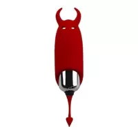 Красный вибростимулятор Devol Mini Vibrator - 8,5 см красный 