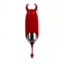 Красный вибростимулятор Devol Mini Vibrator - 8,5 см красный 