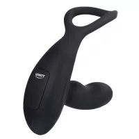 Черный стимулятор простаты Maud с вибрацией черный 