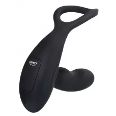 Черный стимулятор простаты Maud с вибрацией черный 