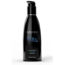 Охлаждающий лубрикант на водной основе Wicked AQUA CHILL - 60 мл  