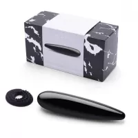 Массажер Le Wand Crystal Wand из черного обсидиана черный 