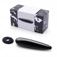 Массажер Le Wand Crystal Wand из черного обсидиана черный 