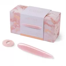 Массажер Le Wand Crystal Slim Wand из розового кварца розовый 