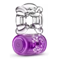 Фиолетовое эрекционное виброкольцо One Night Stand Vibrating C-Ring фиолетовый 