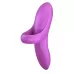 Лиловая вибронасадка на палец Bold Lover лиловый 