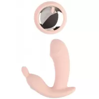 Розовый перезаряжаемый вибратор Bunny Tickler - 10,7 см розовый 
