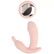 Розовый перезаряжаемый вибратор Bunny Tickler - 10,7 см розовый 