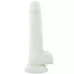 Светящийся в темноте фаллоимитатор 7 Inch Lumino Play Silicone Dildo - 18 см белый 