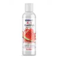 Массажный гель 4-в-1 Watermelon с ароматом арбуза - 29,5 мл  