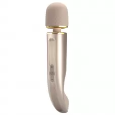 Бежевый жезловый вибратор Power Wand - 29 см бежевый 