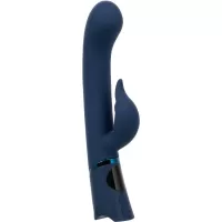 Синий вибратор-кролик Orgasmatron Digital G-Teaser - 22,2 см синий 