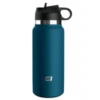 Смуглый мастурбатор-вагина в синей колбе F*ck Flask синий 