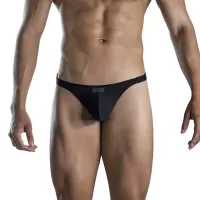 Черные сексуальные трусы-тонги Luxury Thong черный L