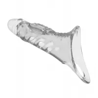 Прозрачная насадка на пенис - 22 см прозрачный 
