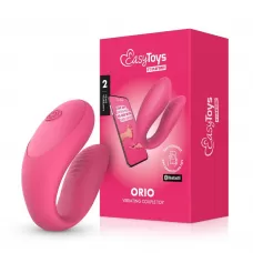 Розовый интерактивный вибростимулятор для пар Orio розовый 