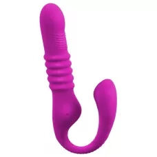 Лиловый вибратор 3 Function Vibrator с функцией фрикций и постукиванием лиловый Лиловый вибратор 3 Function Vibrator с функцией фрикций и постукиванием лиловый