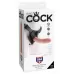 Телесный страпон на трусиках Strap-on Harness Cock - 20,3 см телесный 
