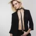 Ошейник с кистями Tassel Choker черный 