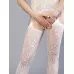 Белый ажурный комбинезон с интимным доступом белый S-M-L