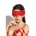 Украшение на голову Queen of hearts с длинной бахромой белый 