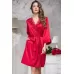 Легкий коротенький халатик Marisia черный L-XL